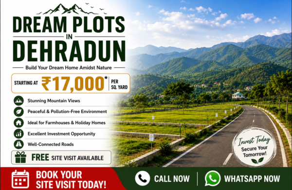 Premium Plots in the Beautiful Valleys of Dehradun